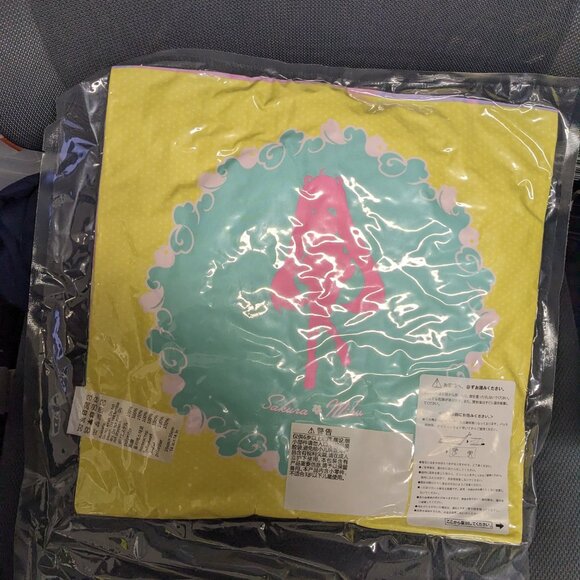 Sega Hatsune Miku Sakura Miku Cushion Pillow (New with tag, unopened package) - Picture 2 of 5